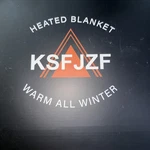 Ksfjzf Heated Blanket 59" X 35.5". Fixed Price $39.77.