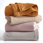 100% Cotton Waffle Weave All-season Bed Blanket Great Bay Home (twin,. Fixed Price $45.49.