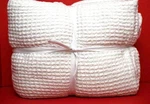 Pottery Barn Waffle Weave Blanket, King/cal.king 108"W X 96"L White New. Fixed Price $96.95.