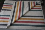 Pendleton Eco Wise Glacier Park Bed Blanket King Multi Striped Wool Usa Nwt. Fixed Price $324.99.