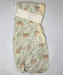 Laura Ashley Throw Blanket Meadow Bunny Rabbit Sage Reversible Oversized 50X70. Fixed Price $72.21.