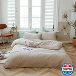 Amwan Apricot Beige Duvet Cover Twin Taupe Khaki Solid Color Bedding. Fixed Price $92.10.