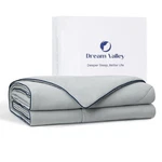 New Dream Valley Outlast Deep Sleep Cooling Comforter Blanket 106 X90 King Grey. Fixed Price $89.99.