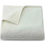 Cuddl Duds Sherpa Throw Blanket 50X60 White Ribbed Plush Christmas Cozy Soft New. Fixed Price $33.29.