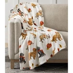 Members Mark Lounge Throw Blanket 60"X70" Soft Luxurious Dogs Fall Velvet Plush. Fixed Price $25.00.