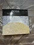 Nip Hugo Boss Eclipse Yellow Blue King Duvet Cover Set 3PC. Fixed Price $122.19.