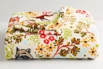 The Big One Woodland Creatures Woods Animals Plush Fleece Throw Blanket 5X6 Ft. Fixed Price $34.99.