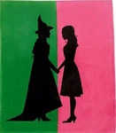 Wicked Oversized 60X70 Soft Throw Blanket Elphaba Glinda Universal Studios Nwt. Fixed Price $35.00.