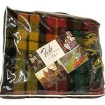 Vintage Faribo Tartan Blanket 52"X 62" Faribault Woolen Mill Throw. Fixed Price $35.00.
