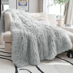 Joniyear Decorative 2.8 Long Hair Soft Fuzzy Faux Fur Throw Blanket 50. Fixed Price $53.50.