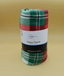 New Mainstays Fleece Throw 50" X 60" Blanket Holiday Plaid. Fixed Price $14.99.