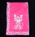 Baby's First Nemcor Hot Pink Kitty Cat Leopard Blanket Dots Spots Thick Sherpa. Fixed Price $39.95.