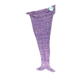 Catalonia Adults Mermaid Tail Knitted Blanket Purple Women's Button 35" Nwt. Fixed Price $24.95.