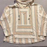 Southern Spirit Baja Hoodie Mexican Blanket Drug Surf Striped Mens. Fixed Price $34.99.