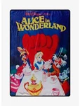 Disney Alice In Wonderland Throw Blanket 46X60 Tea Party Mad Hatter Soft Fleece. Fixed Price $29.95.