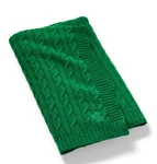Lauren Ralph X6010 Jamie Cable-knit Throw 50" 70 Green. Fixed Price $108.00.