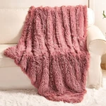Yusoki Long Faux Fur Throw Blanket For Sofa COUCH,2 LAYERS,2.1LB,ALL Ages,hom.... Fixed Price $45.69.