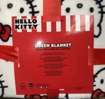 Hello Kitty Queen Blanket 90X90 Polyester Hearts & Faces White Red Black. Fixed Price $61.75.