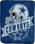 Northwest Nfl Dallas Cowboys Unisex-adult Raschel Throw Blanket, 50" 60". Fixed Price $29.99.