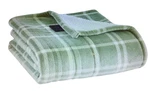 Serta Plush Sherpa 50 X 60 Heated Electric Throw Blanket W/ Built-in Controller. Fixed Price $46.98.