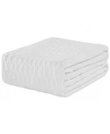 Lauren Ralph Classic Cotton Blanket, King Lucent White New 90X108. Fixed Price $55.00.