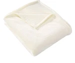 Hyseas Flannel Fleece Throw Blanket Ivory - Super Soft Plush Microfiber Solid.... Fixed Price $15.12.