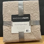 Madison Park Oversized Quilted Throw New 60 By 70 Taupe Color. Fixed Price $12.00.