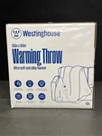 Westinghouse Electric Blanket Heated Throw, Super Cozy Soft Flannel 50"" X 60"". Fixed Price $31.99.