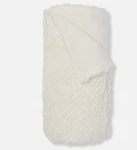 Ulta Beauty Limited Edition Cream Faux Fur Plush Throw 50"X60". Fixed Price $17.00.