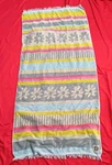 Natural Life Beach Blanket Towel Vintage Colorful Fun Flowers Fringe Geometric. Fixed Price $22.49.