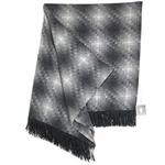 Nwt Shiraleah Chicago Camden Wool Blend Suede Fringe Throw 55"X50" Gray Black. Fixed Price $45.00.