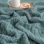 Emme Muslin Throw Blanket 100% Cotton Gauze Soft Lightweight 50X70 Teal (8. Fixed Price $37.68.