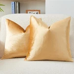 Grineed, Throw Pillow Covers Gold Set 20X20 Inch, Soft Velvet Fall. Fixed Price $16.99.