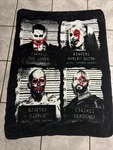 Suicide Squad Silk Touch Throw Blanket 42X 57 Dc Comics Mugshots. Fixed Price $23.49.