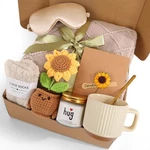 Women's Birthday Self-care Gift Basket, Sunflower-themed Sunshine Sunshi.... Fixed Price $52.03.