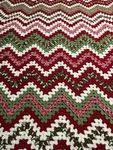 Christmas Afghan/throw Or Lap Blanket. Fixed Price $60.00.