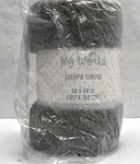 My World Cloud Sherpa Throw Xl Blanket Gray 50" 60" Soft Fluffy New. Fixed Price $8.00.