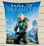 Halo Infinite/master Chief/plush Blanket/xbox/xl/almost 80X60. Fixed Price $119.95.