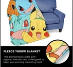 Pokemon Fleece Throw Blanket 45 X 60 New 100% Polyester Game Freak Pikachu. Fixed Price $18.00.