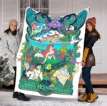 The Little Mermaid Princess Ariel Fleece & Sherpa Sofa Blanket Best Price. Fixed Price $60.99.