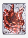 Attack On Titan Colossal Throw Blanket. Fixed Price $45.00.