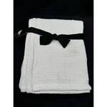 Vera Wang Waffle Weave Cotton Yarn Dyed 50X60 Blanket Gray See Description. Fixed Price $25.00.