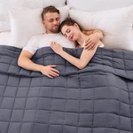 King Size Weighted Blanket For Adults (20 Lbs, 80 X 87 Grey) Cooling Heavy.... Fixed Price $66.80.