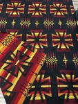 El Paso Saddle Blanket Co Morning Star Southwest Bedspread King 89X96 Red Black. Fixed Price $65.00.