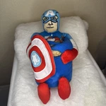 Avengers Captain America Hugger New Pillow Plush With 40" X 50" Blanket Marvel. Fixed Price $17.99.