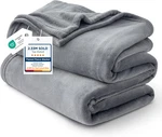 Bedsure Gentlesoft Fleece King Size Blankets For Grey - Lightweight Plu. Fixed Price $49.99.