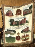 Vintage Afghan Throw Blanket St. Paul's Lutheran Church Salisbury North Carolina. Fixed Price $39.95.