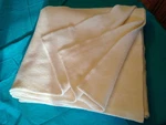 Faribault Woolen Mill Queen Pure 100% Blanket 90X90 Ivory Superwash Usa. Fixed Price $98.00.