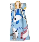 Handmade 11.5 12" Fashion Doll Sleeping Bag 1:6 Slumber Sea Shark Summer Camping. Fixed Price $11.25.