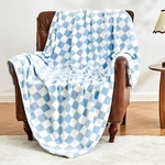 Edenleaf Checkered Flannel Throw Blankets Soft Cozy Grid Pr.... Fixed Price $36.99.